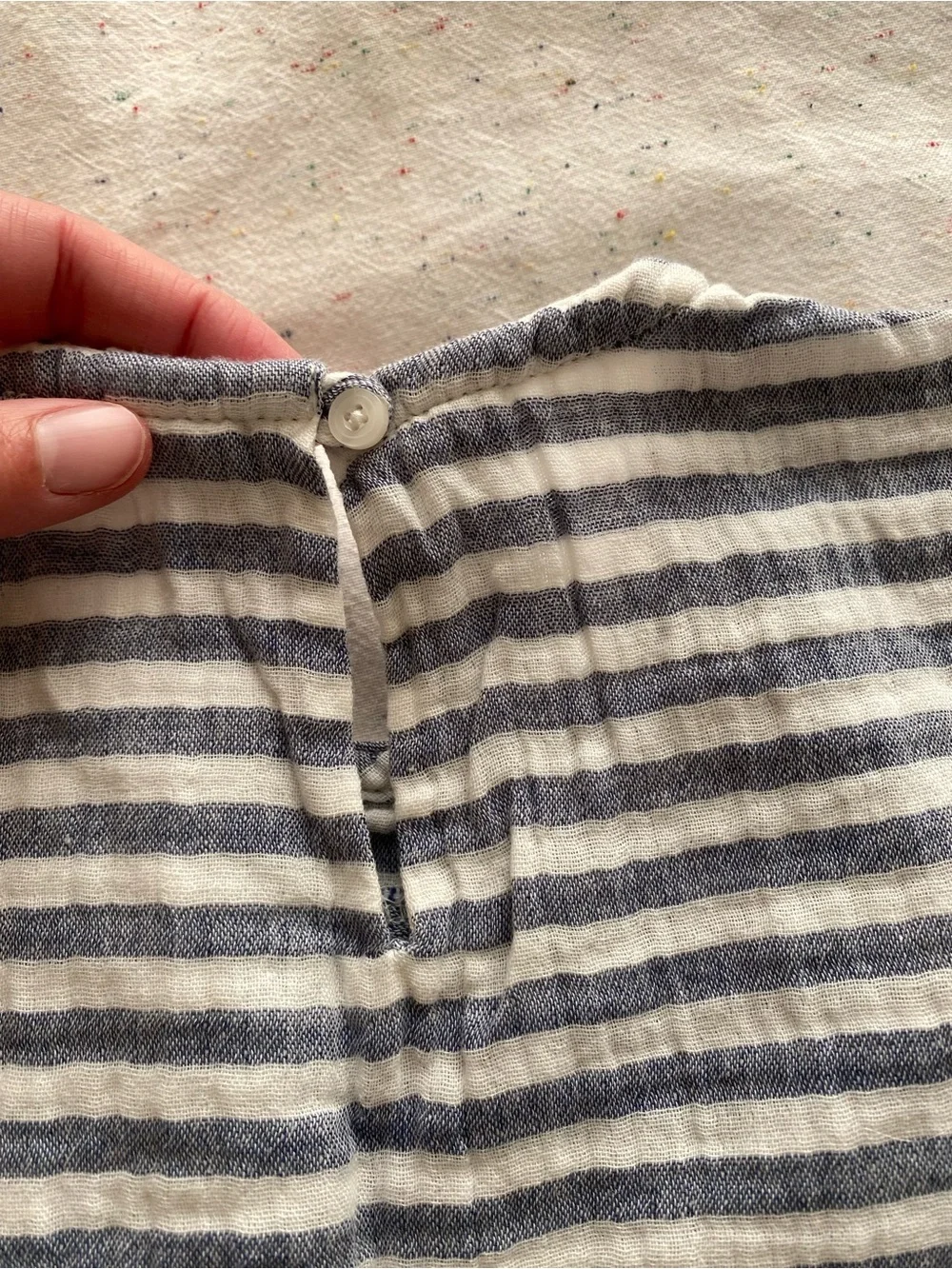Baby Gap Blue & White Striped Gauze Top | 18-24 Months | NWT